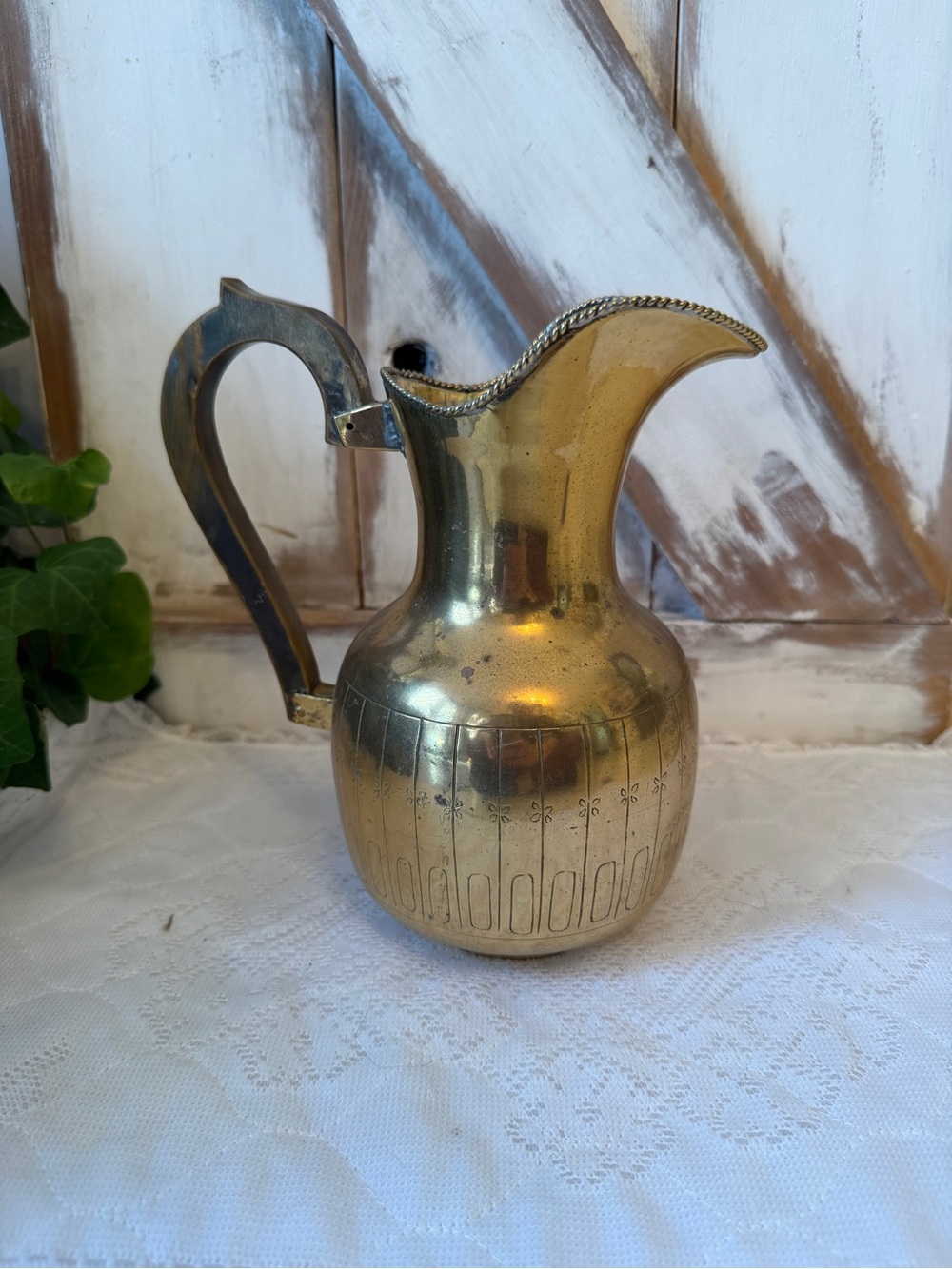 Ernest Sohn brass pitcher